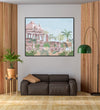 Handmade Painting for Home : pichwai-palace-edge