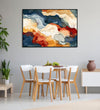 Handmade Painting for Home : rising-clouds