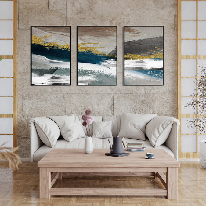 Handmade Painting for Home : seashore-abstracts