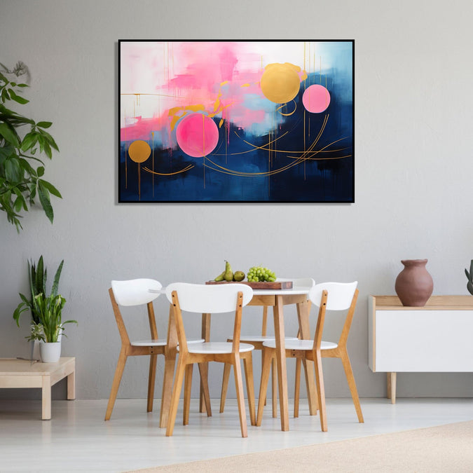 Handmade Painting for Home : spring-orbs