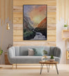 Handmade Painting for Home : sun-in-the-valley