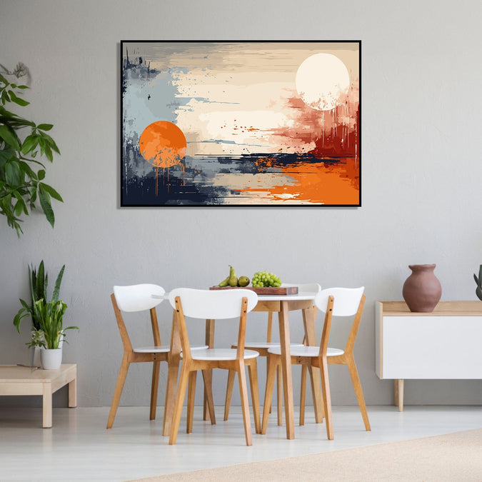 Handmade Painting for Home : sunset-and-sunrise