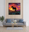 Handmade Painting for Home : the-sunrise-shadow