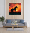 Handmade Painting for Home : the-sunset-shadow