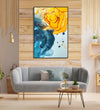 Handmade Painting for Home : water-fire