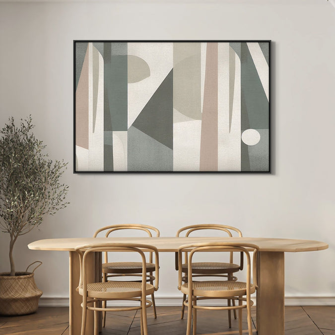 Handmade Painting for Home : whispers-of-geometry