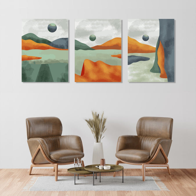 Handmade Painting for Living Room : abstract-landscapes