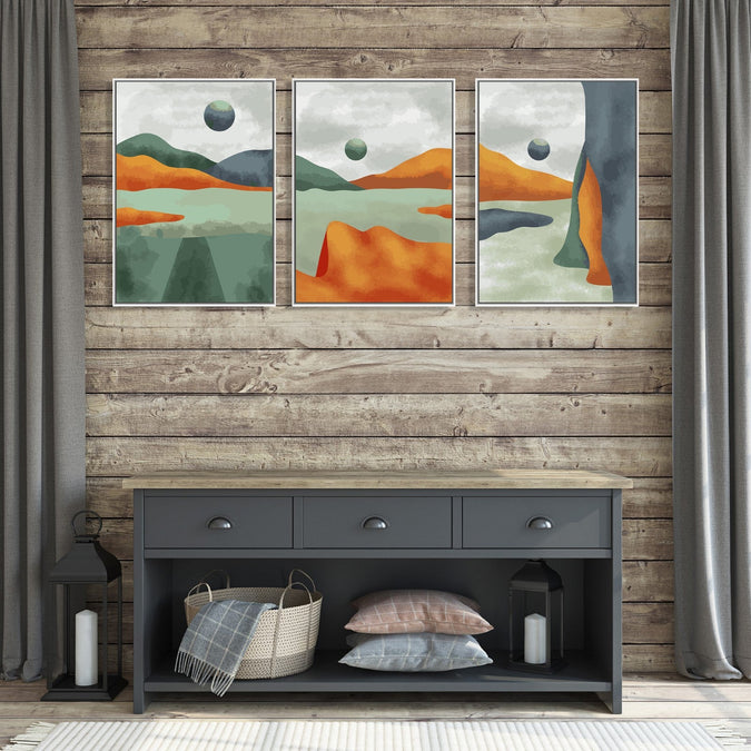 Handmade Painting for Living Room : abstract-landscapes