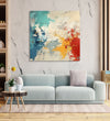 Handmade Painting for Living Room : abstract-patches