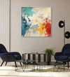 Handmade Painting for Living Room : abstract-patches