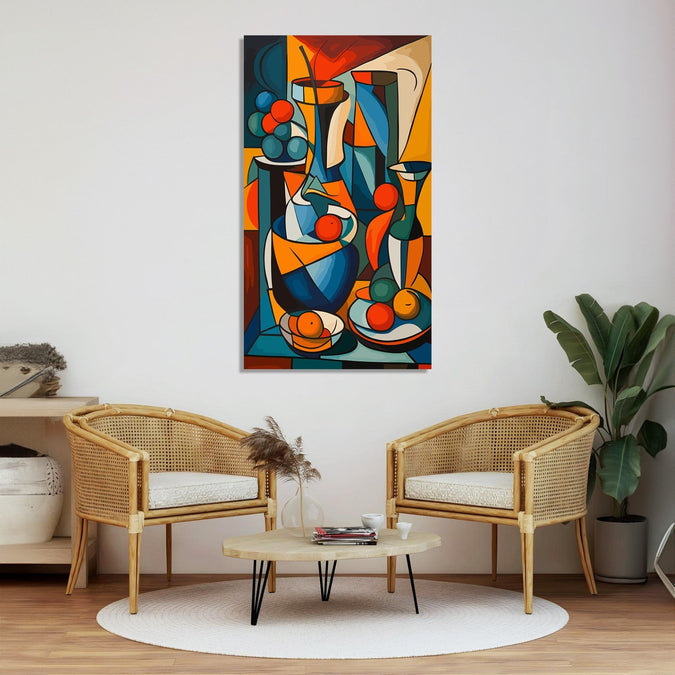 Handmade Painting for Living Room : abstract-still-art