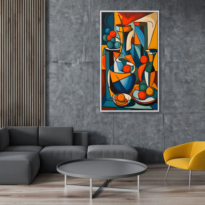 Handmade Painting for Living Room : abstract-still-art