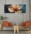 Handmade Painting for Living Room : abstract-subtle-bloom