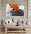 Handmade Painting for Living Room : abstract-wooden-hues-2