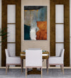 Handmade Painting for Living Room : abstract-wooden-hues-3