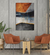 Handmade Painting for Living Room : abstract-wooden-hues-5