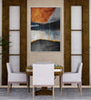 Handmade Painting for Living Room : abstract-wooden-hues-5