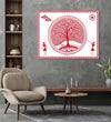 Handmade Painting for Living Room : aipan-tree-of-life