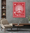 Handmade Painting for Living Room : aipan-tree-of-life-2