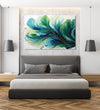 Handmade Painting for Living Room : bloom-of-green