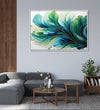 Handmade Painting for Living Room : bloom-of-green