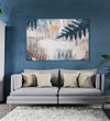 Handmade Painting for Living Room : blue-serenity