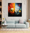 Handmade Painting for Living Room : colours-of-sky