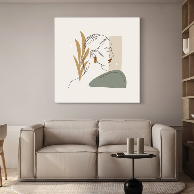 Handmade Painting for Living Room : earthly-elegance