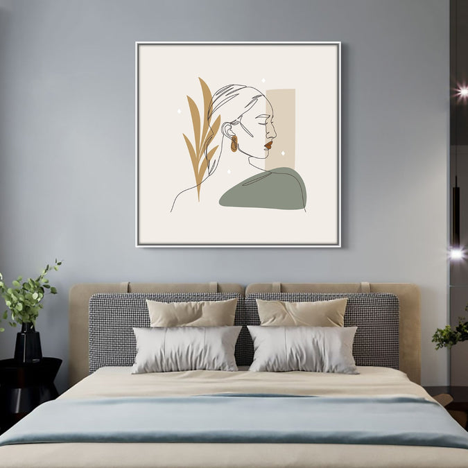 Handmade Painting for Living Room : earthly-elegance