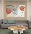 Handmade Painting for Living Room : earthy-abstract-harmony