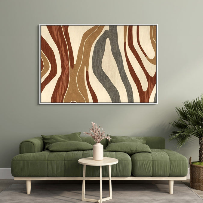 Handmade Painting for Living Room : earthy-elegance