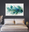 Handmade Painting for Living Room : emerald-elegance