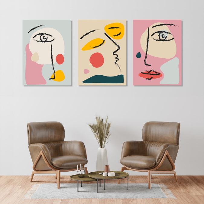 Handmade Painting for Living Room : emotions