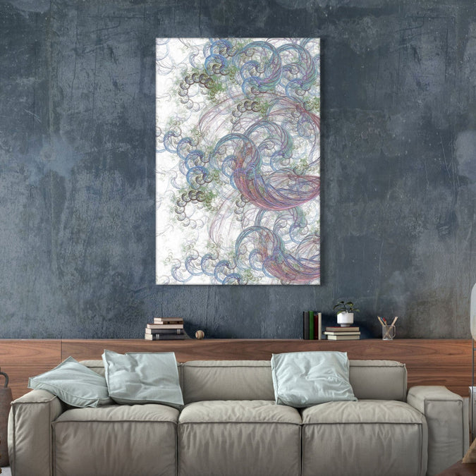 Handmade Painting for Living Room : enigmatic-euphoria