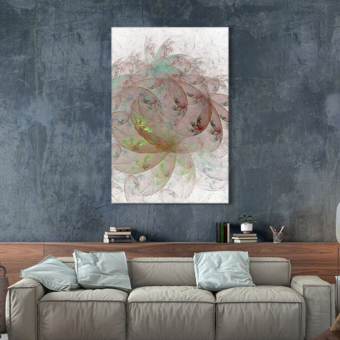 Handmade Painting for Living Room : ethereal-swirls