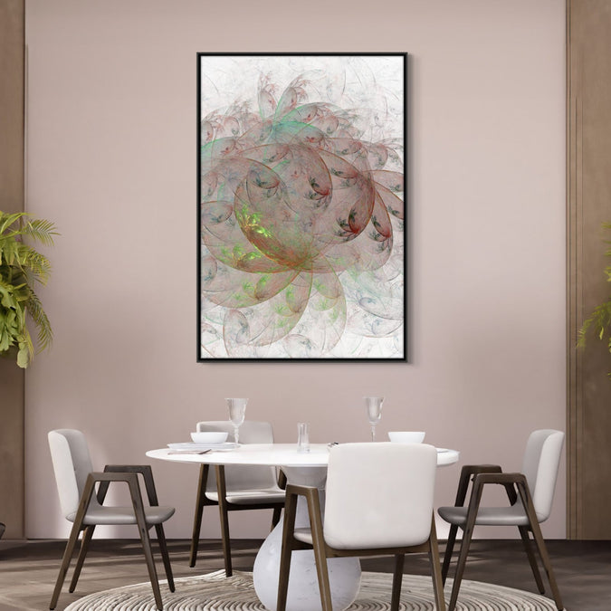 Handmade Painting for Living Room : ethereal-swirls