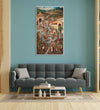 Handmade Painting for Living Room : european-colonial-influenced-art