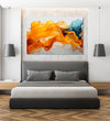 Handmade Painting for Living Room : flow-of-fire-water