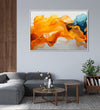 Handmade Painting for Living Room : flow-of-fire-water