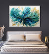 Handmade Painting for Living Room : golden-bloom