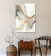 Handmade Painting for Living Room : golden-elegance