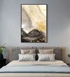 Handmade Painting for Living Room : golden-galaxy