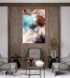 Handmade Painting for Living Room : golden-hoop-feathers-3