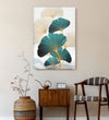 Handmade Painting for Living Room : golden-leaf-dance