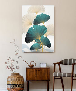 Handmade Painting for Living Room : golden-leaf-dance