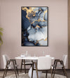 Handmade Painting for Living Room : golden-midnight-elegance