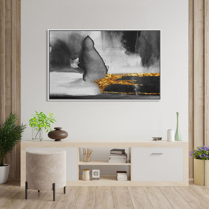 Handmade Painting for Living Room : golden-river