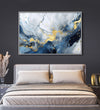 Handmade Painting for Living Room : golden-swirls