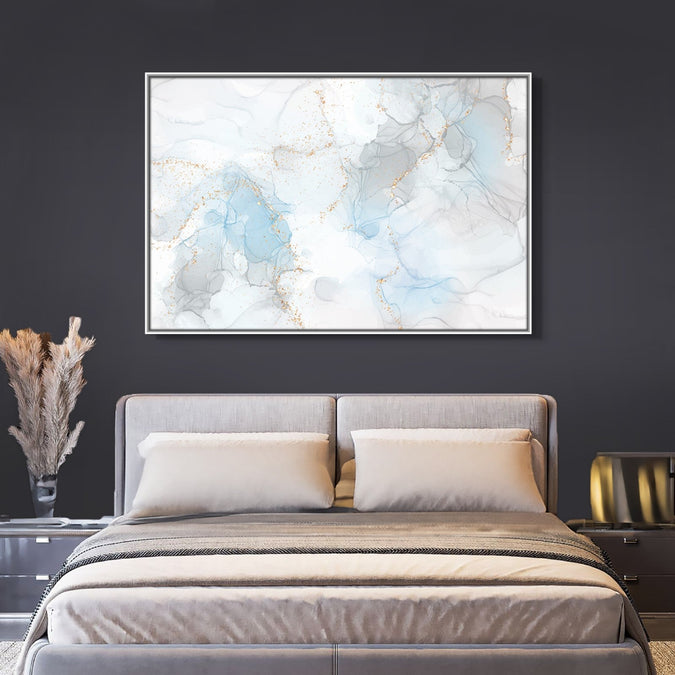 Handmade Painting for Living Room : golden-veins-1