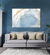 Handmade Painting for Living Room : golden-veins-2